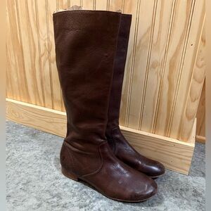 Frye Jillian Tall Leather Boots Size 8